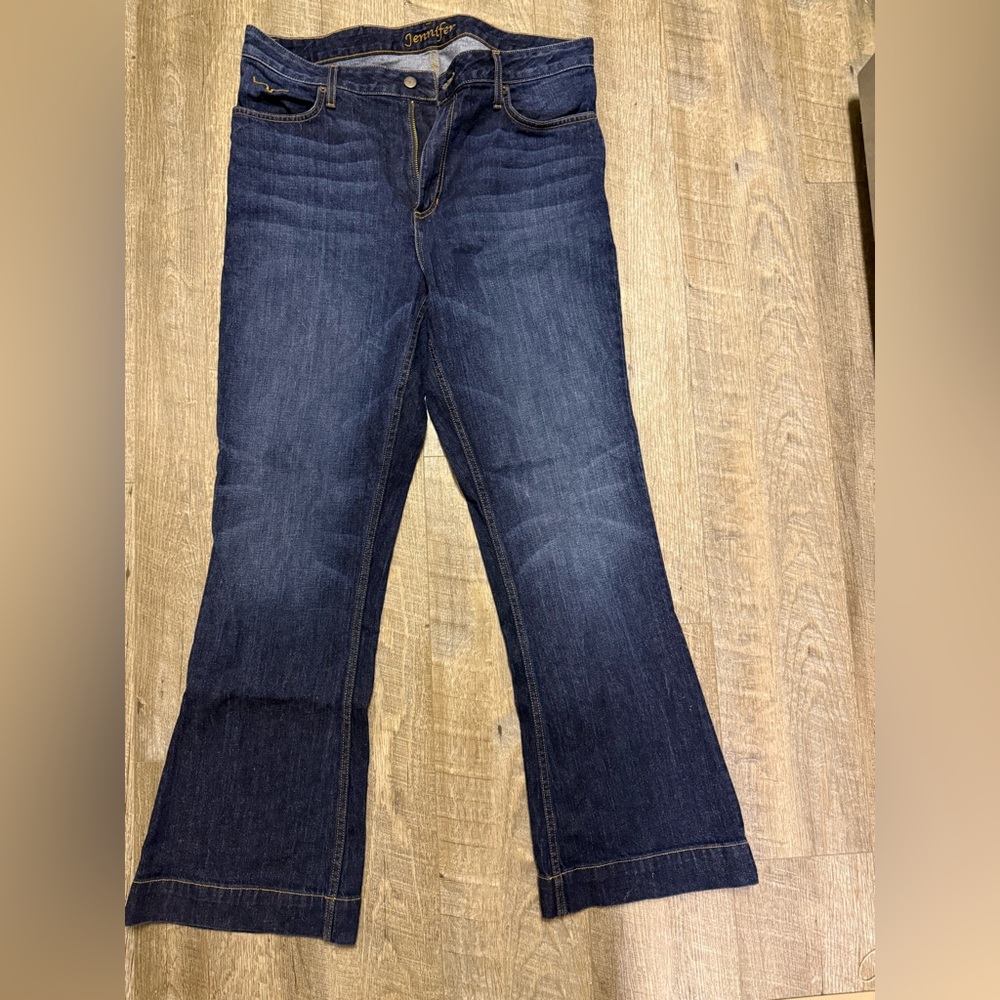 Kimes Ranch Dark Blue Flare Jeans